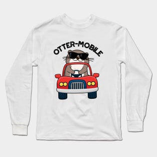Otter-mobile Funny Animal Car Pun Long Sleeve T-Shirt